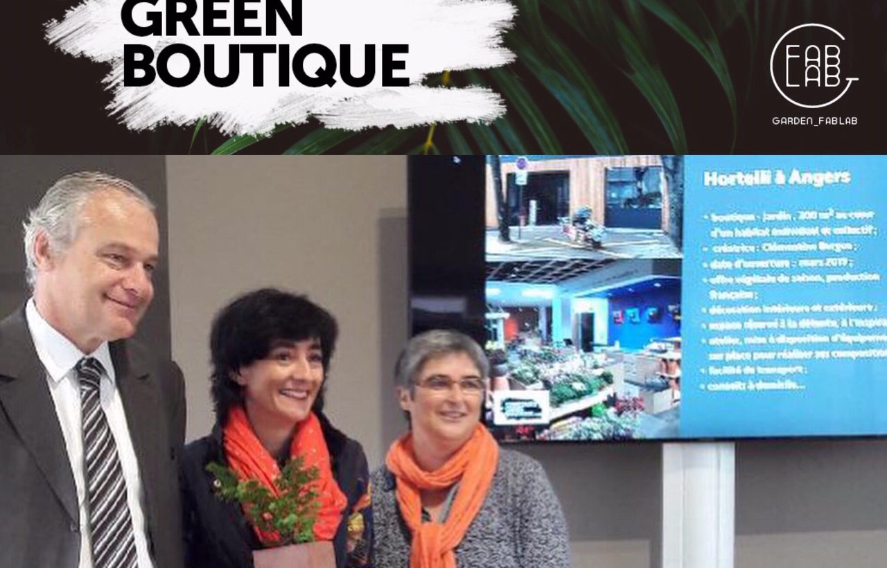 La jardinerie Hortelli Angers au concours de la green boutique